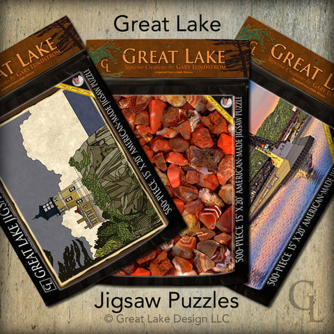 Great Lake 513-Piece Jigsaw Puzzles
