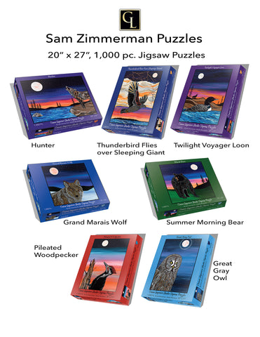 Sam Zimmerman - Crane Studio 1,000 Piece Jigsaw Puzzles