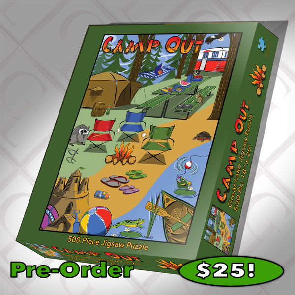 Camp Out 500 Piece Jigsaw Puzzle