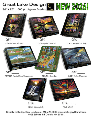 Spring 2026 Great Lake Jigsaw Puzzles*