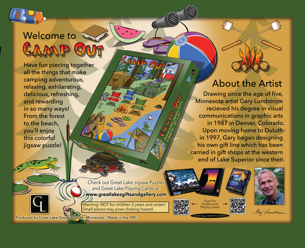 Camp Out 500 Piece Jigsaw Puzzle