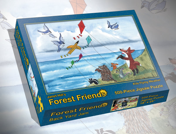 Janet Hill's Forest Friends 500 Piece Jigsaw Puzzles*