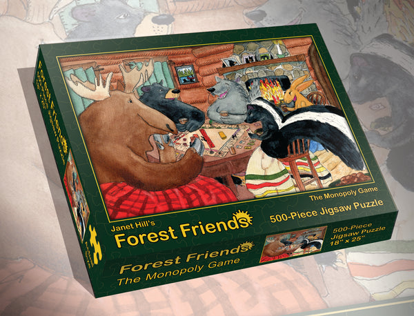 Janet Hill's Forest Friends 500 Piece Jigsaw Puzzles*