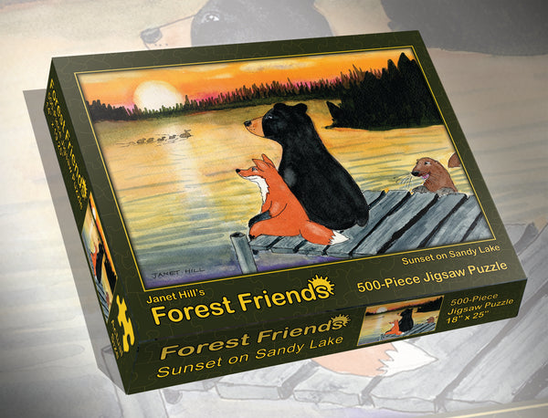 Janet Hill's Forest Friends 500 Piece Jigsaw Puzzles*