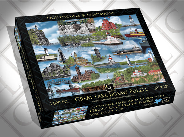 1,000 Piece Great Lake Jigsaw Puzzles
