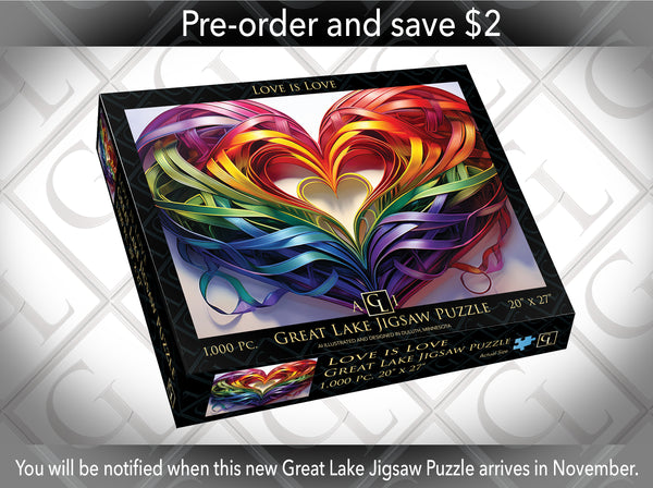 1,000 Piece Great Lake Jigsaw Puzzles