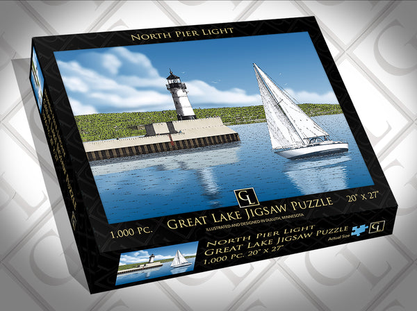 1,000 Piece Great Lake Jigsaw Puzzles