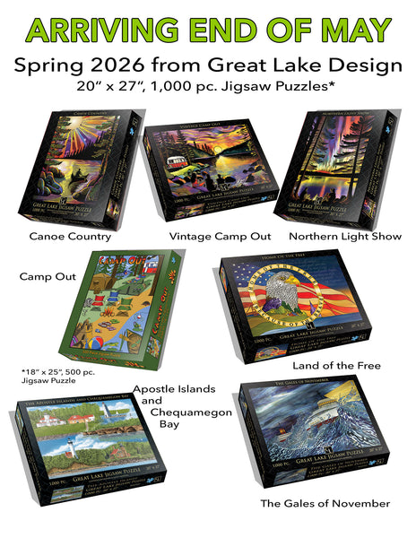 Spring 2026 Great Lake Jigsaw Puzzles*