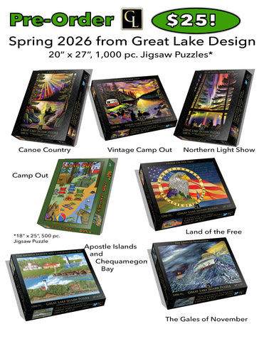 Spring 2026 Great Lake Jigsaw Puzzles*