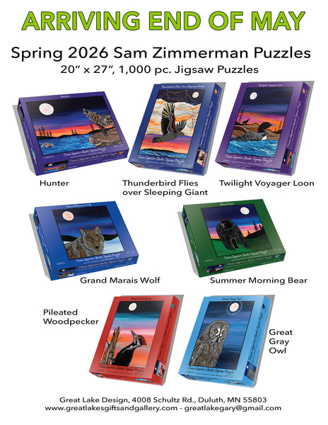 Sam Zimmerman - Crane Studio 1,000 Piece Jigsaw Puzzles