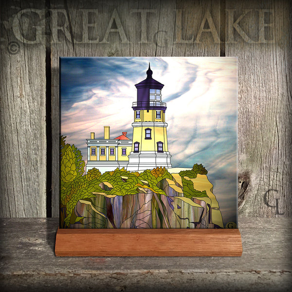 4.25" Ceramic Tiles-Stained Glass Series