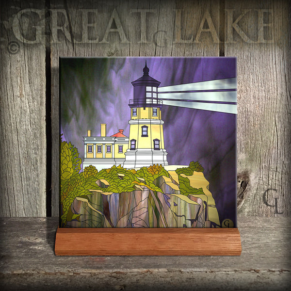 4.25" Ceramic Tiles-Stained Glass Series