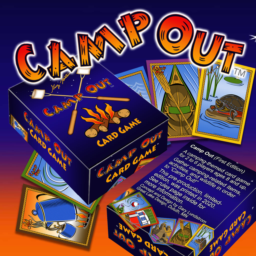Camp Out Card Game - Signed First Edition - Only 300 Produced