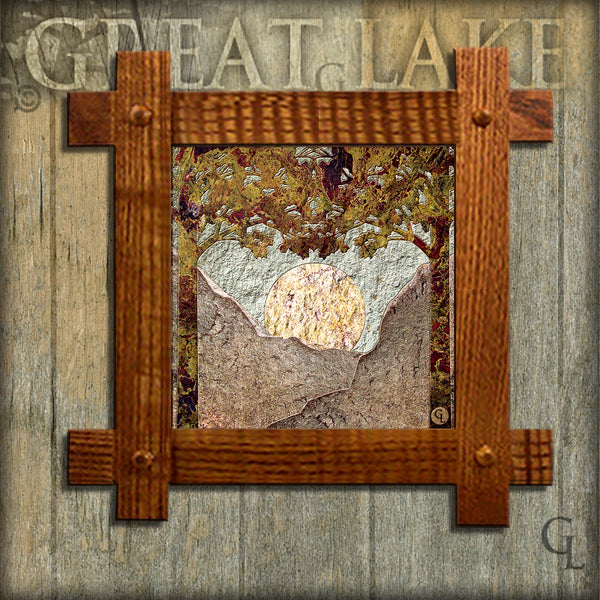 6 Inch Ceramic Tiles in Mission Frames - Minnesota Bluestone