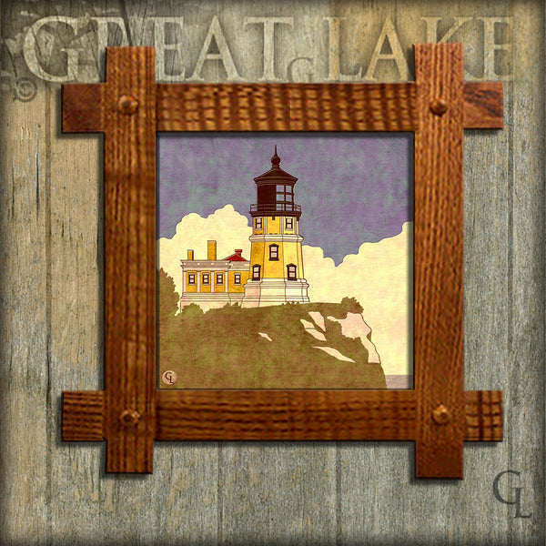 6 Inch Ceramic Tiles in Mission Frames - Craftsman