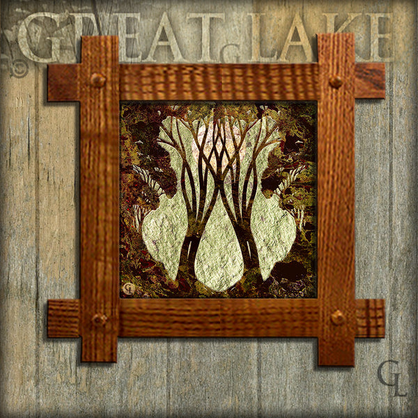 6 Inch Ceramic Tiles in Mission Frames - Minnesota Bluestone