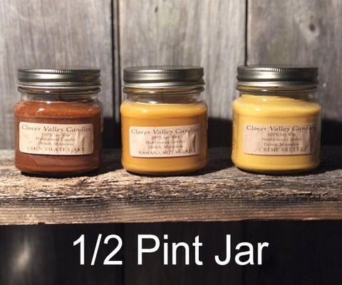 Clover Valley Candles; Half Pint